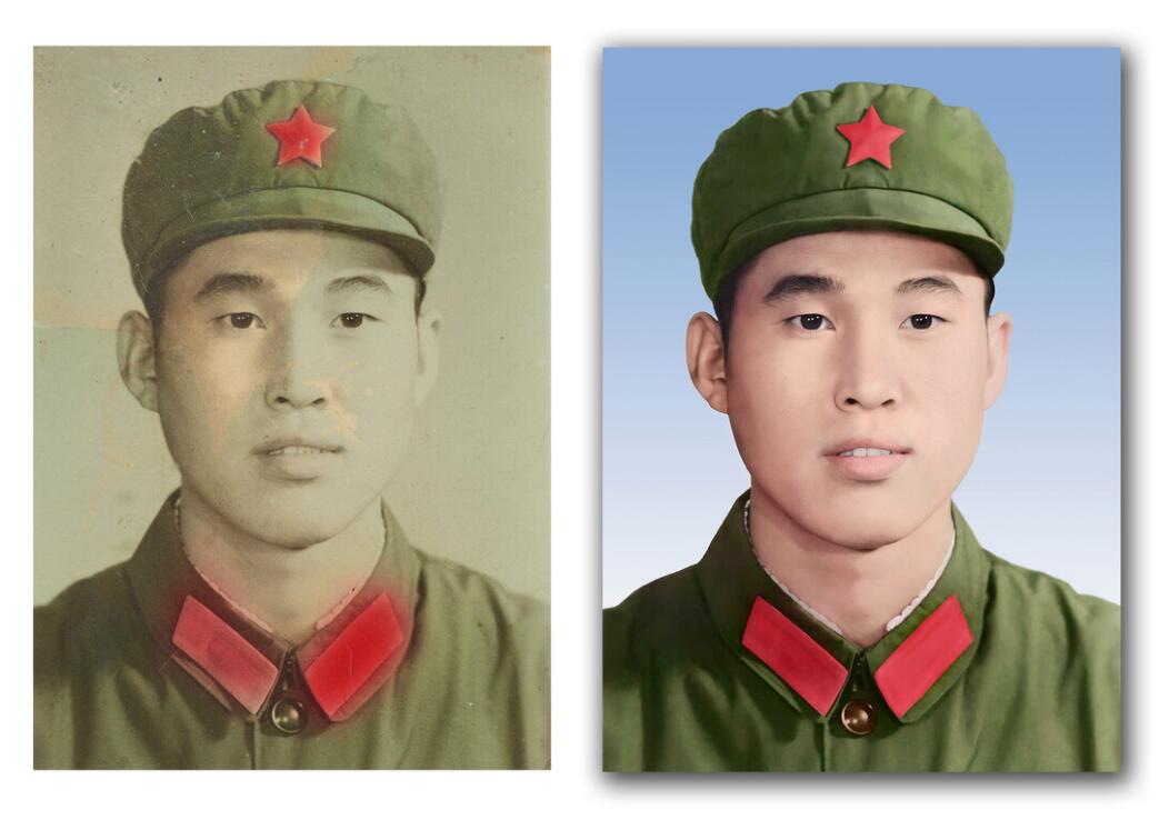 宝应破损照片修复-18
