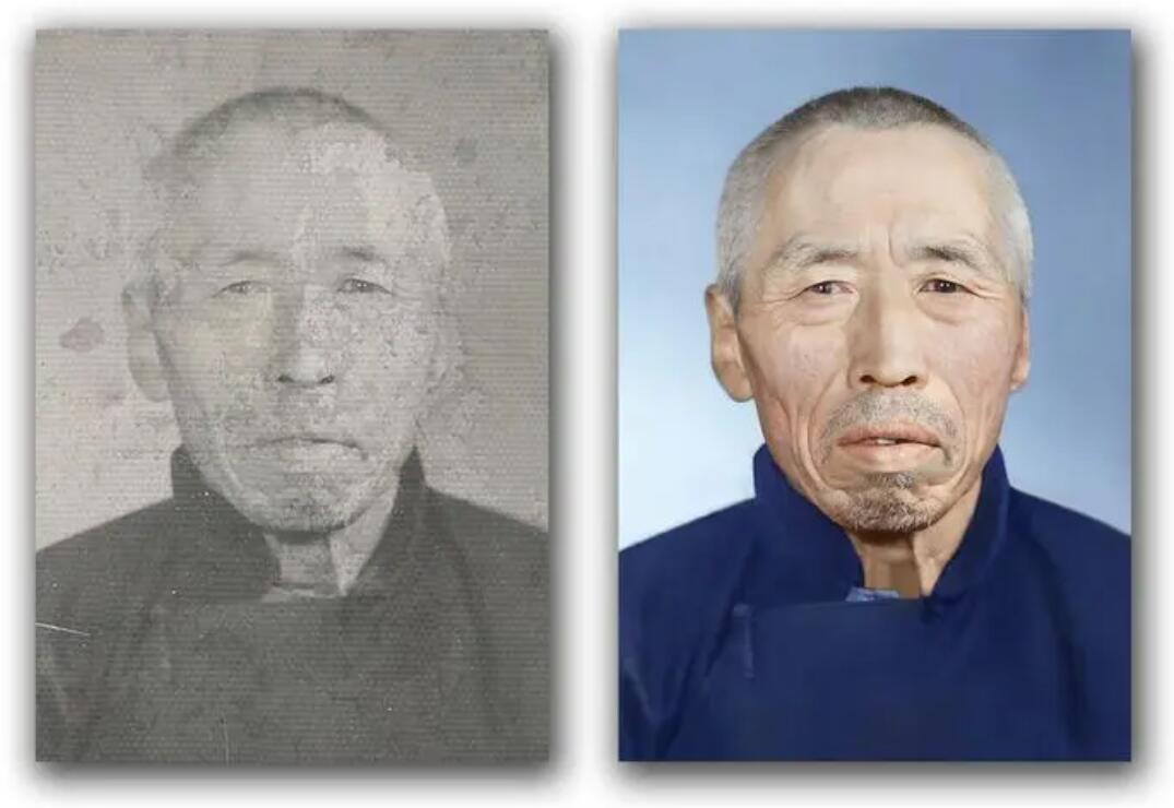宝应破损照片修复-56